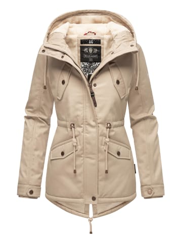 Marikoo Winterjacke Manolya in Light Taupe