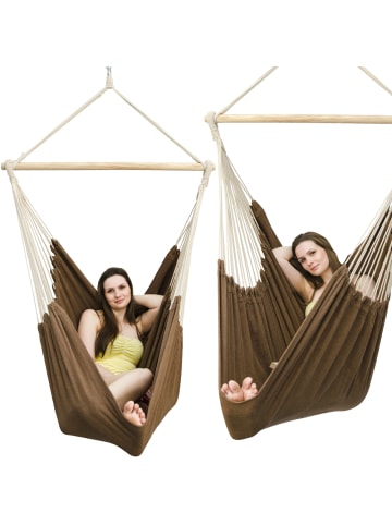 AMANKA XXL Outdoor Hängesessel Key West braun