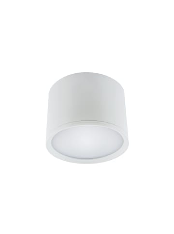 Licht-Erlebnisse Deckenlampe EEK E Ø 10 x (H)7 cm in Weiß