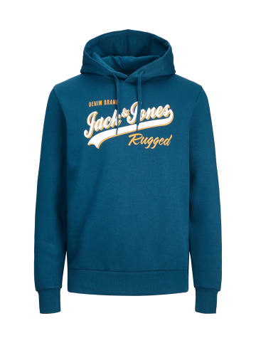 Jack & Jones Hoodie 'Logo' in blau