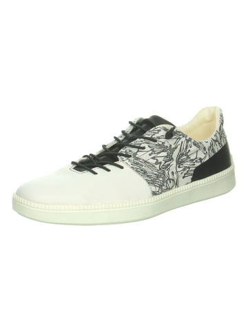 Halbschuhe Weiß/Schwarz