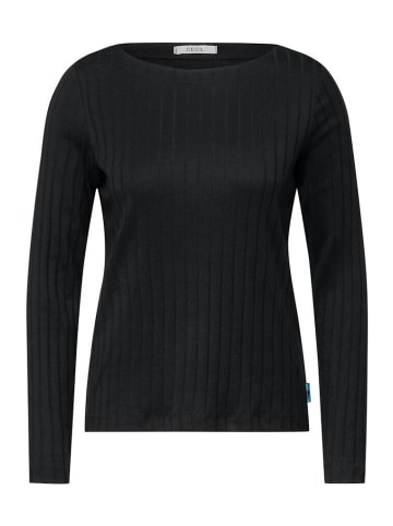 Cecil Langarmshirt in Black
