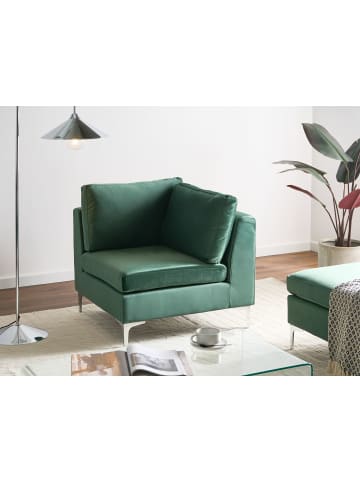 Beliani Sofaelement EVJA in Grün - (W) 85 x (H) 84 x (L) 85 cm