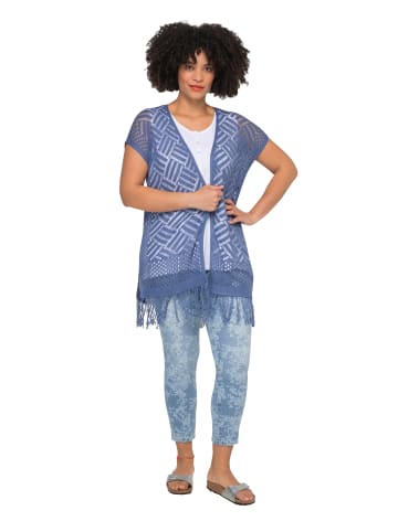 Angel of Style Strickjacke in denimblau