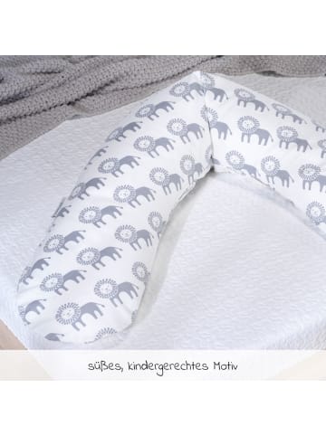 Theraline Stillkissen Das Original mit Dinkelspelz-Füllung in weiss,grau,motiv