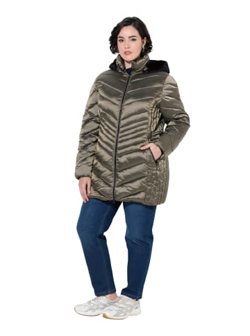 Ulla Popken Steppjacke in blassbraun