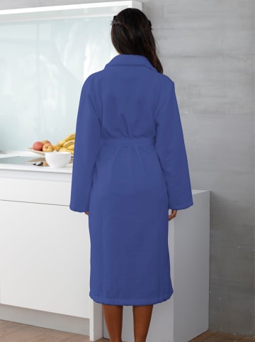 Plantin Bademantel in blau