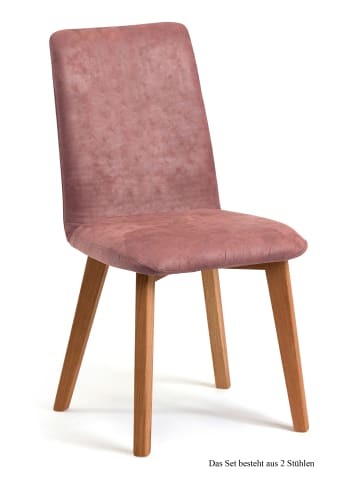 58 aufm Kessel ESSZIMMERSTUHL (2er-Set) Darci 47x92x60 Eiche geölt/Khaki