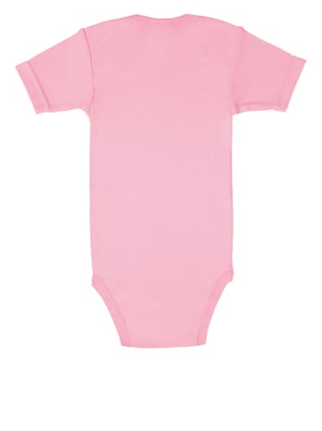 Logoshirt Babybody mit Print Der kleine Maulwurf in pink