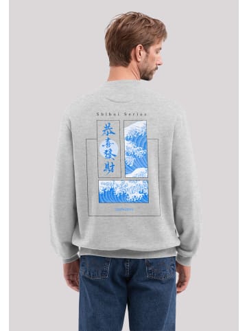 F4NT4STIC Sweatshirt Shibui Series Japan Streetstyle in grau meliert