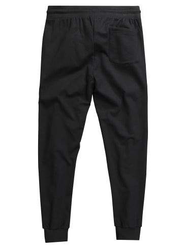 Men Plus Lange Sweathose in schwarz