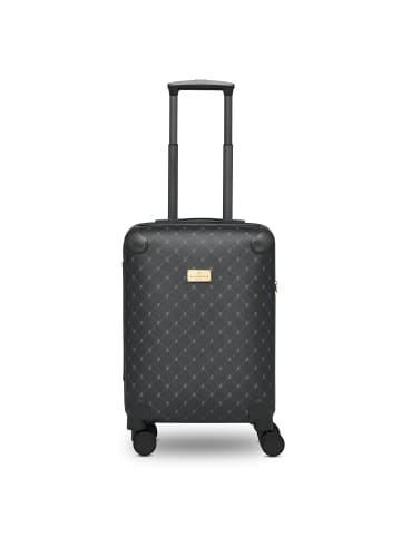 Lazarotti Palermo 4 Rollen Kabinentrolley S 55 cm in black