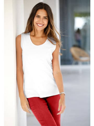 Sieh an! Shirttop in weiß