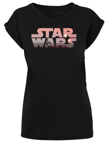 F4NT4STIC T-Shirt Star Wars Tatooine Logo in schwarz