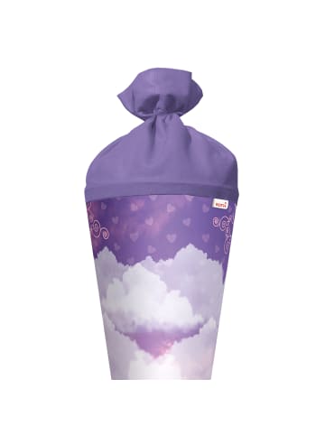 DIY Bastel-Schultüte groß 70 cm Purple Pegasus in Lila