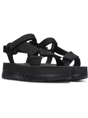 Camper Riemchensandalen " Oruga Up " in Schwarz