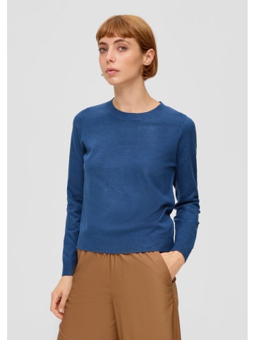 s.Oliver Strickpullover langarm in Blau