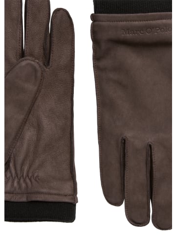 Marc O'Polo Lederhandschuhe in Chocolate Brown