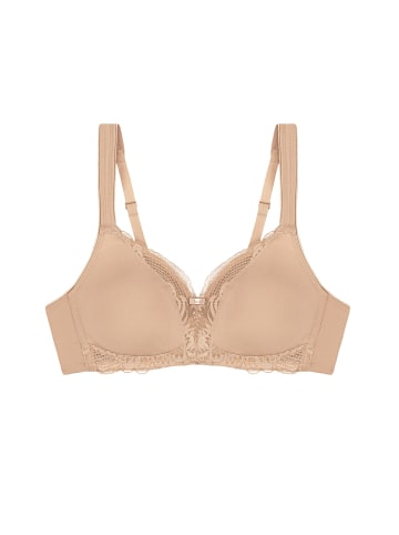 Triumph Bügelloser BH Modern Lace+Cotton in NEUTRAL BEIGE
