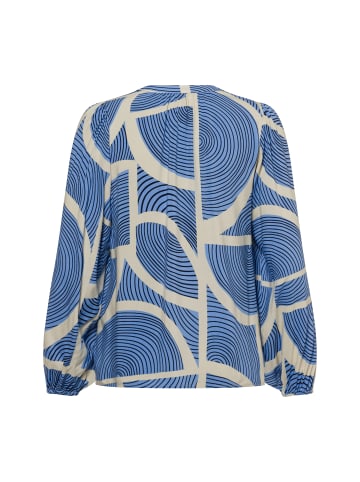 soyaconcept Bluse SC-Olivera 1 in blau beige - 0002