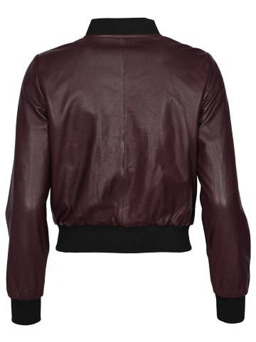 JCC Lederblouson 31025198 in black, bordeaux