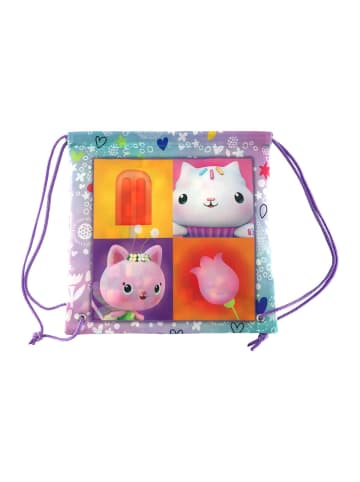 Gabby's Dollhouse Snackbeutel 25x25x1cm Brottasche mit Kordelzug