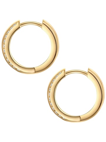 Rafaela Donata Ohrringe aus Sterling Silber mit Zirkonia in gelbgold