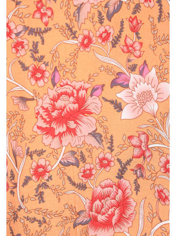 gaya Women Dress in Orange Multicolor