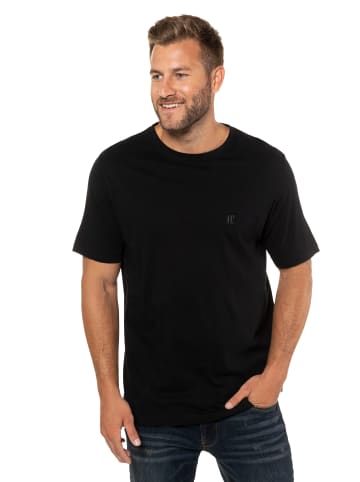 JP1880 Kurzarm T-Shirt in schwarz