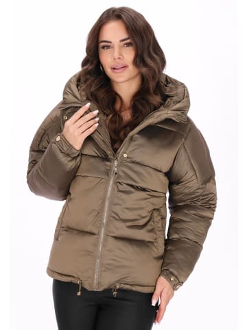 faina Women Jacket in brown bronze