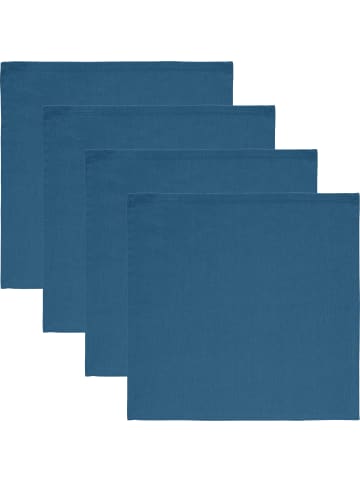 REDBEST Serviette 4er-Pack Tulsa in blau