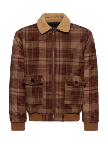 King Kerosin King Kerosin Blousonjacke in braun