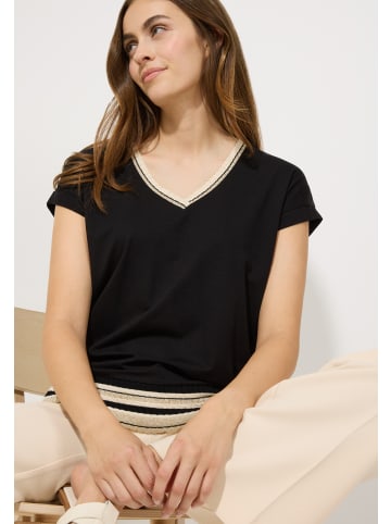 More & More Kurzarmshirt in black