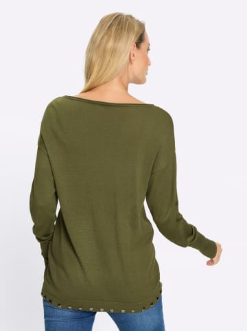 Heine Pullover in oliv