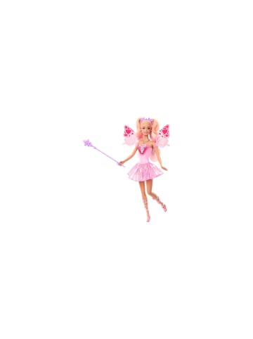 Barbie Modepuppe Fantasie Feen, Farbwechsel-Flügel und -Outfit, Zauberstab, ab 3 J.