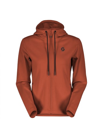 SCOTT W TECH ZIP HOODY in Rot