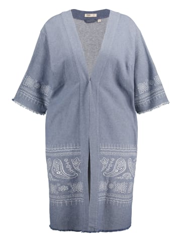 Ulla Popken Kimono in dunkles marine