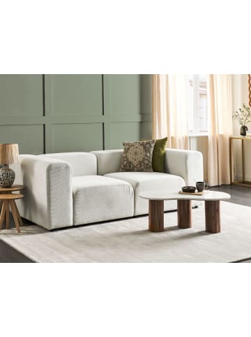 Beliani 2-Sitzer Sofa FALSTERBO in Weiß - (W) 204 x (H) 70 x (L) 105 cm