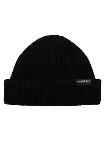 Jack and Jones Wollmütze JACPREM Wool Beanie in Schwarz