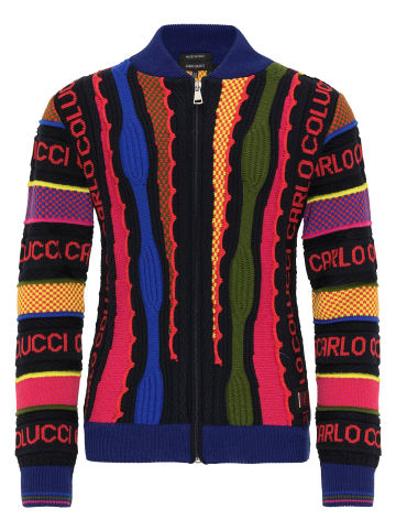 Carlo Colucci Strickjacke Castelforte in Navy