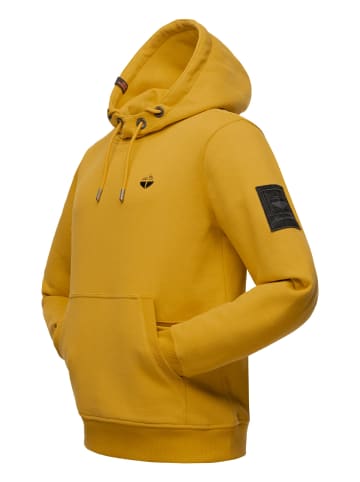 STONE HARBOUR Hoodie Ty Trey in Mustard Yellow