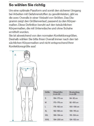 Uvex Overall in Gelb