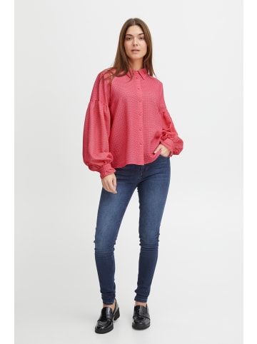 Pulz PZSAVINO Shirt Regular fit in Pink Printed