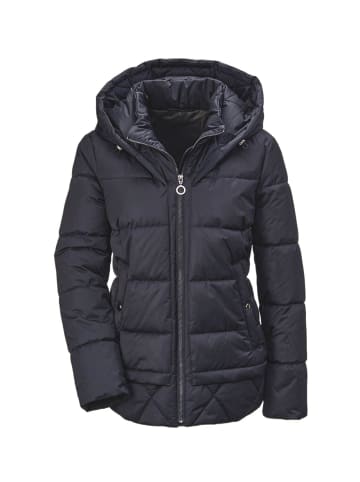 GOLDNER Steppjacke Steppjacke mit Kapuze in marine