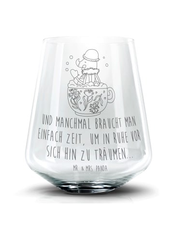 Mr. & Mrs. Panda Whiskyglas Nachtfalter Schaumbad mit Spruch in Transparent