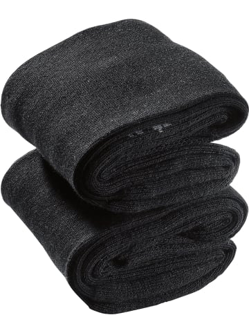 camano Unisex-Socken 2 Paar mit Softbund ca-soft walks in schwarz