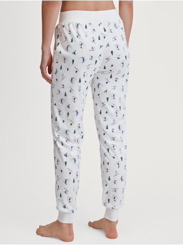 Calida Pyjamahose in star white