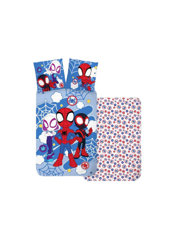 Marvel Bettwäschebezug Spiderman in blau