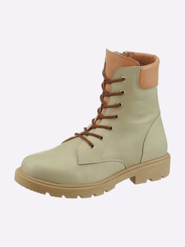 Andrea Conti Schnürstiefelette in avocado