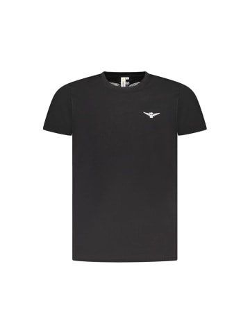 ACCADEMIA MILITARE Schwarz Baumwolle Herren T-Shirt
